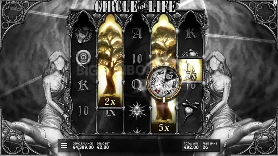 A visual of free spins being awarded on a 2jl slot machine, highlighting a no-deposit offer.